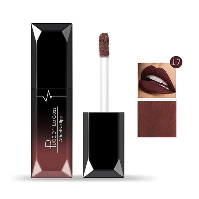 Long - lasting Waterproof Matte Lipstick with 21 Color Options