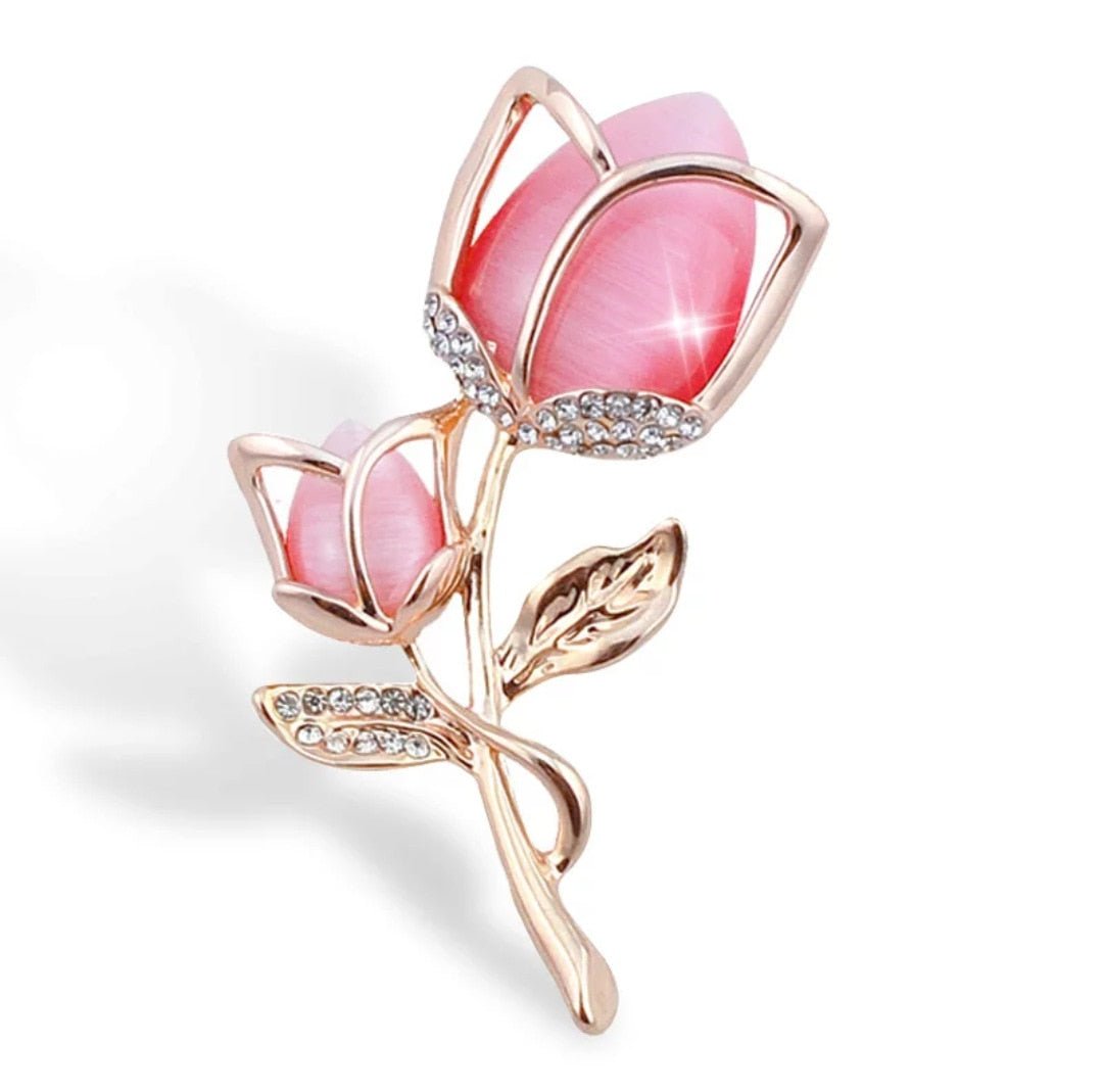 Exquisite Alloy Crystal Women's Animal-Shaped Brooch by Xingyunday