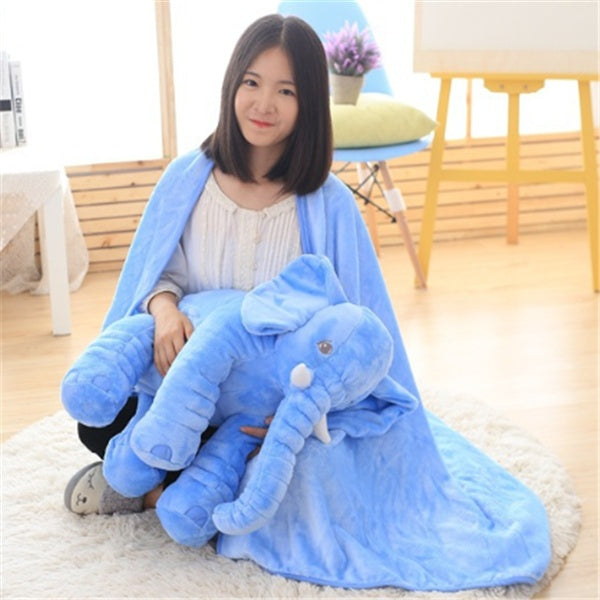 Soft Elephant Doll Pillow for Baby's Comfortable Sleep