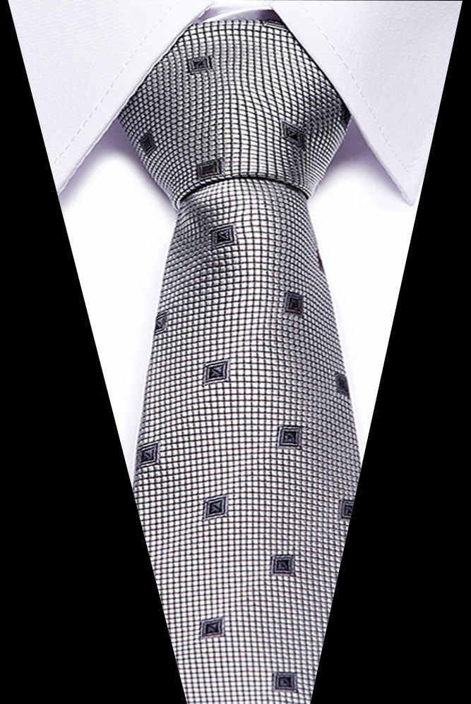 KissLuck Men's 100% Silk Classic Plaid Neckties in Multiple Colors