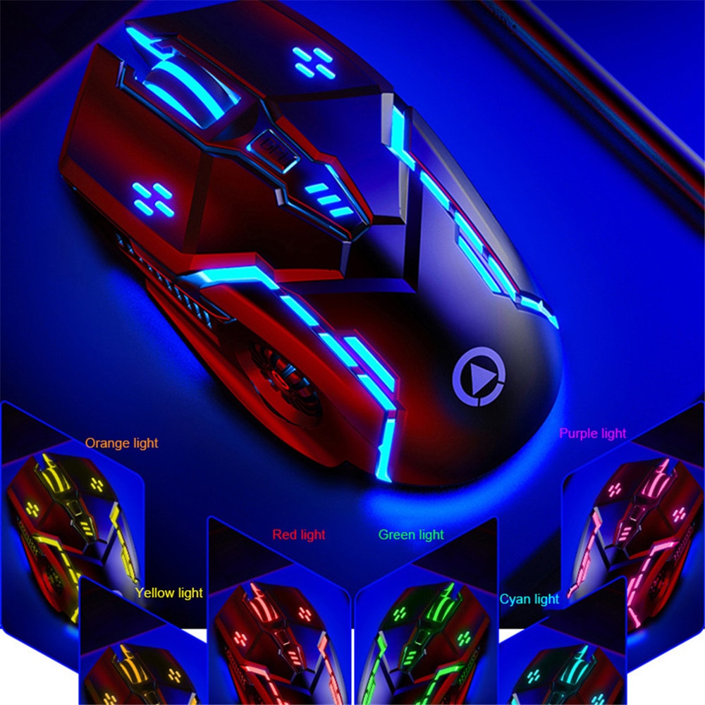Wired Gaming Mouse with 6 Buttons, Luminous Effect for PC and Laptop Gaming
