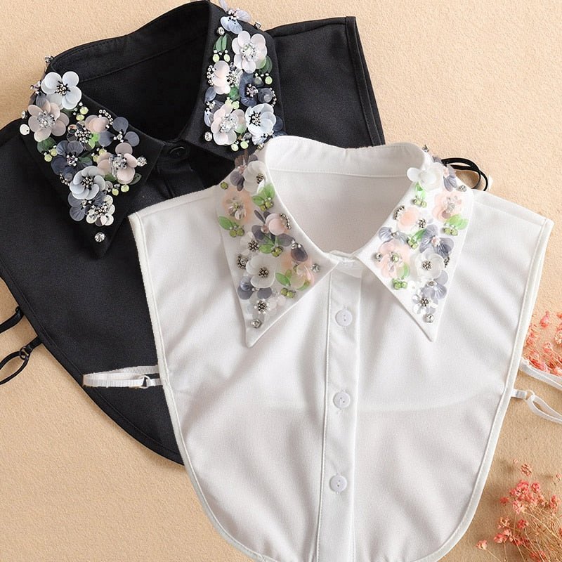 Women's Detachable Polyester Tie-style Faux Collars