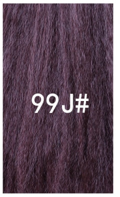 Lydia 16-Inch Synthetic Kinky Straight Ponytail Hair Extension with Curly Tail and Drawstring
