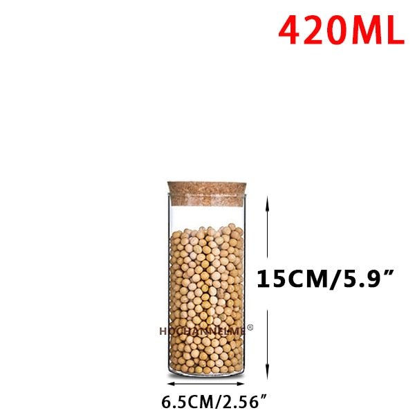 Wholesale Modern Glass Cookie, Candy, Spice, and Condiment Storage Jars with Lids for Kitchen Organization