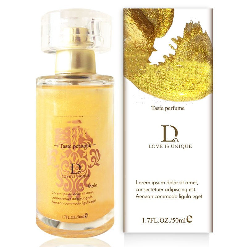 Portable and Alluring Gold - Powdered Liquid Perfume for Men and Women