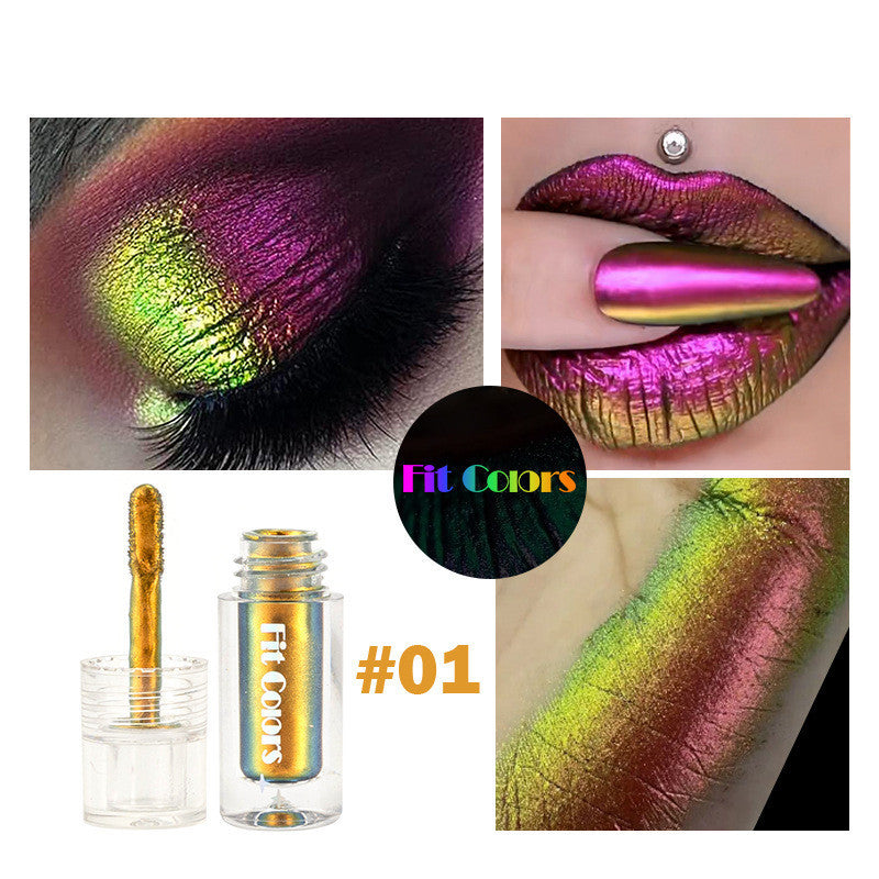 Optical Chameleon Pearlescent Liquid Eyeshadow in Trendy Fit Colors