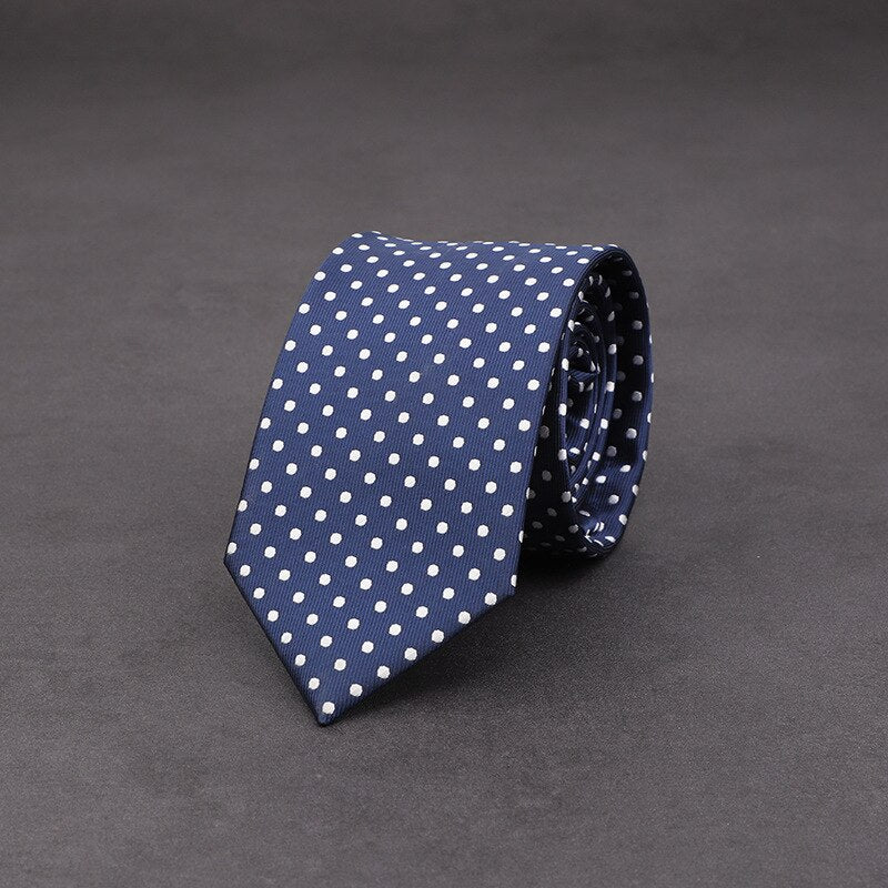 Adult Men's 7cm Paisley Pattern Silk-Polyester Formal Necktie