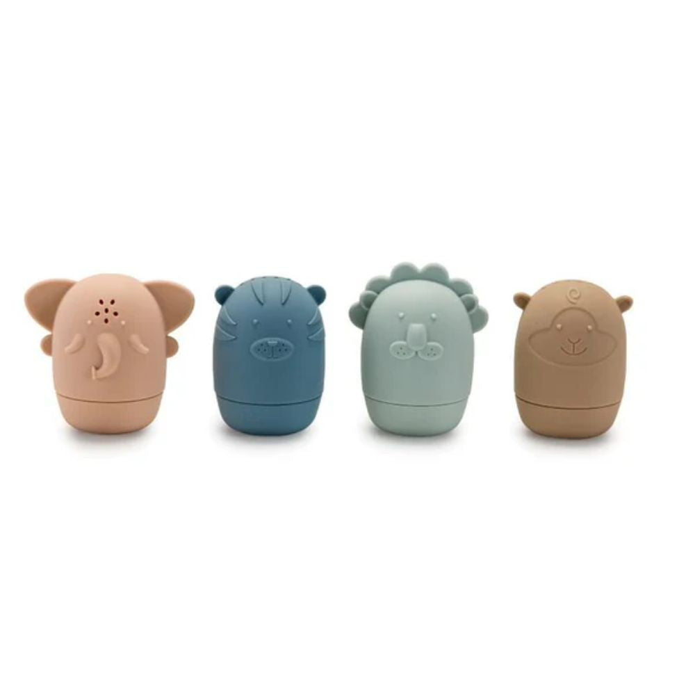 noüka Soft Silicone Safari Bath Toys for Endless Bath Time Fun