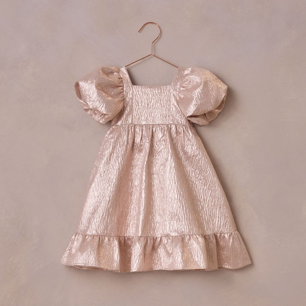 Noralee Shimmering Augusta Party Dress B in Bubblegum Hue
