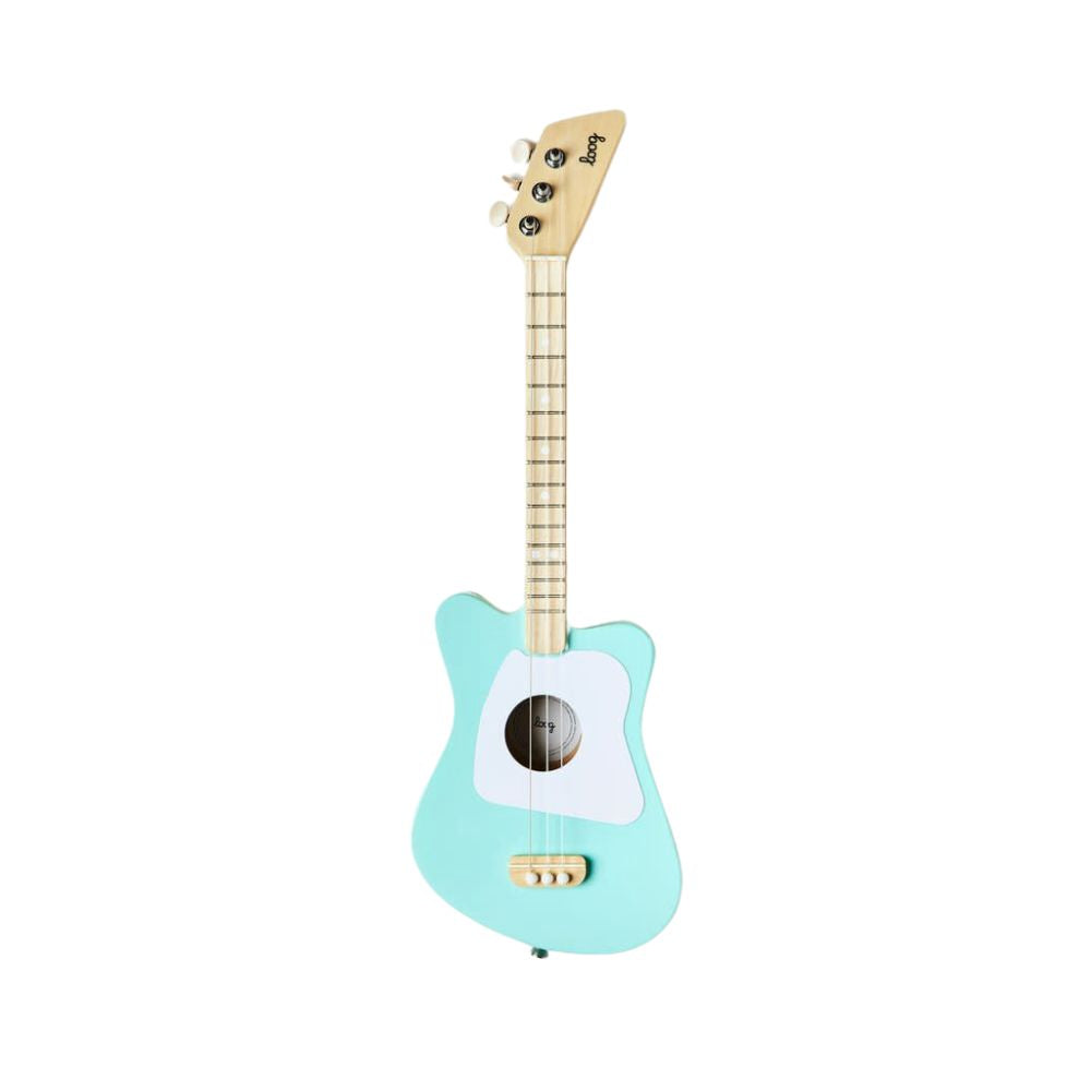 Loog Mini Acoustic Guitar Instrument - Vibrant Green Color
