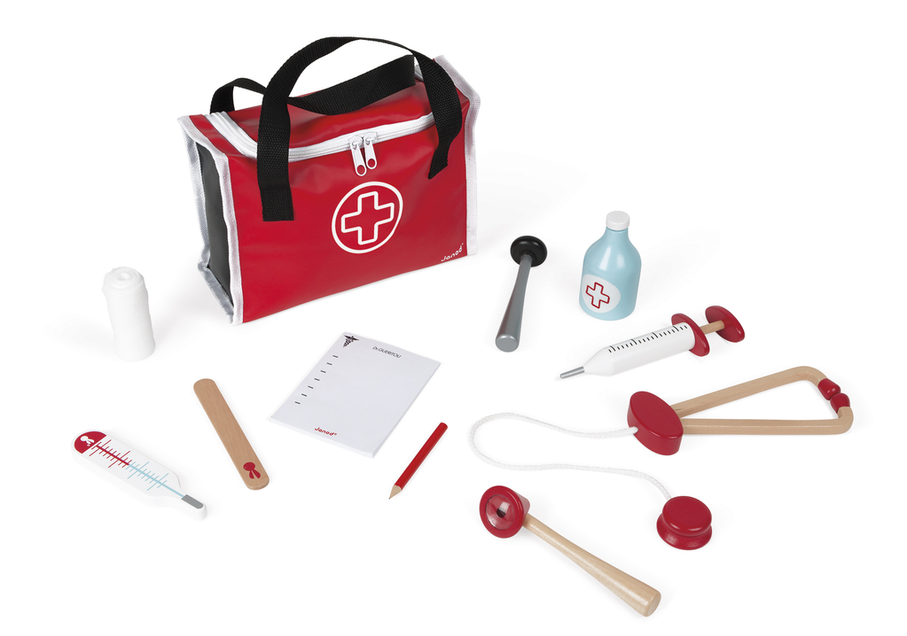 Janod Pediatric Doctor's Medical Suitcase Set