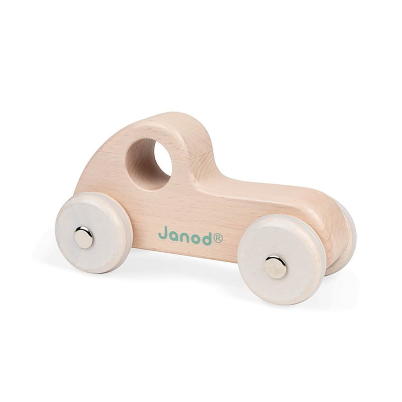 Janod Wooden Small Push Vehicles for Toddlers