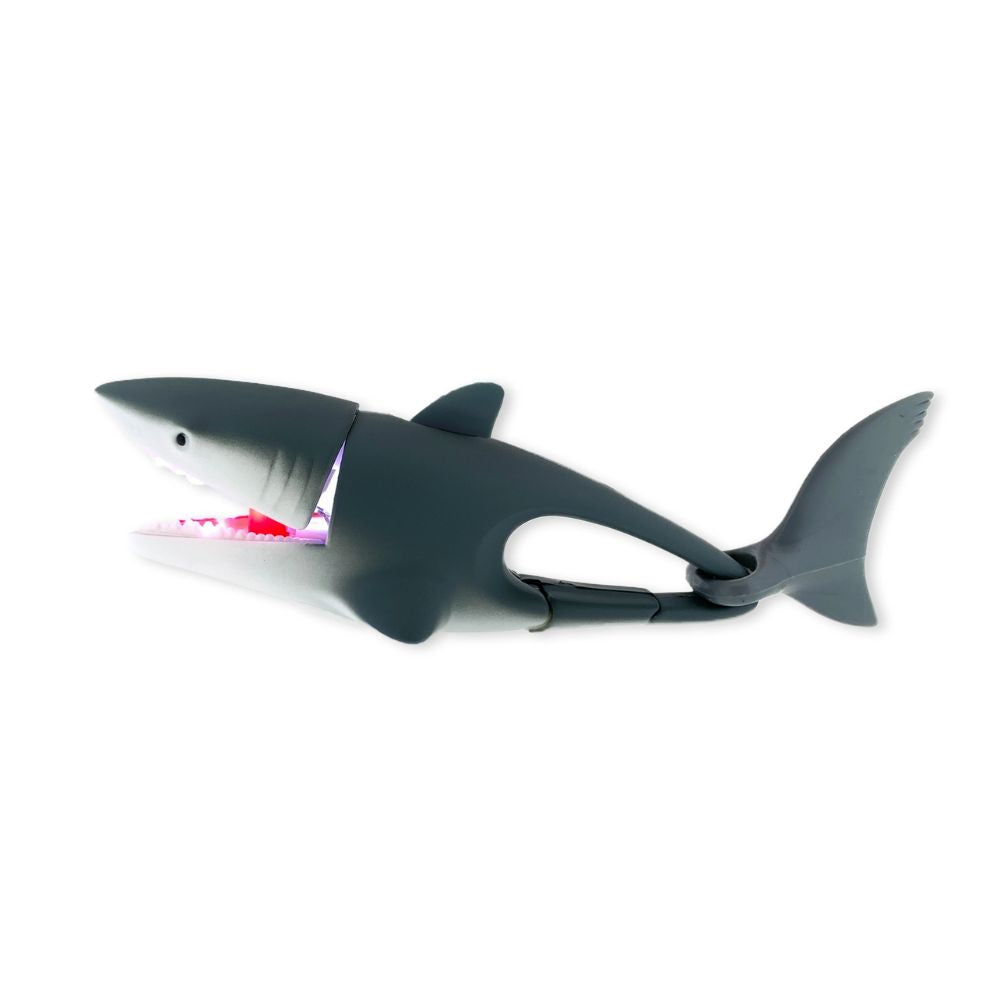 LifeLight Animal-Shaped Carabiner Flashlight - Shark Design, Ideal for Kids and Medical Professionals