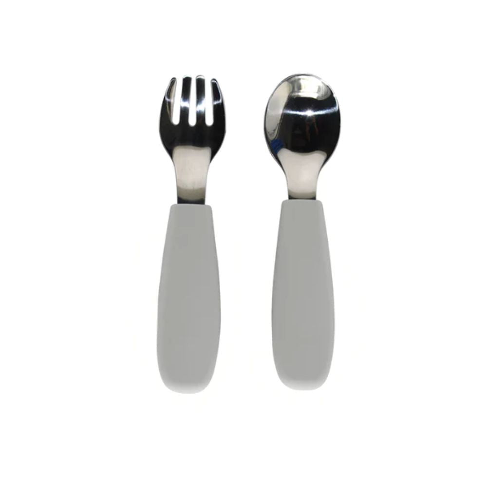 noüka Light Storm-themed Safe and Comfortable Toddler Cutlery Set