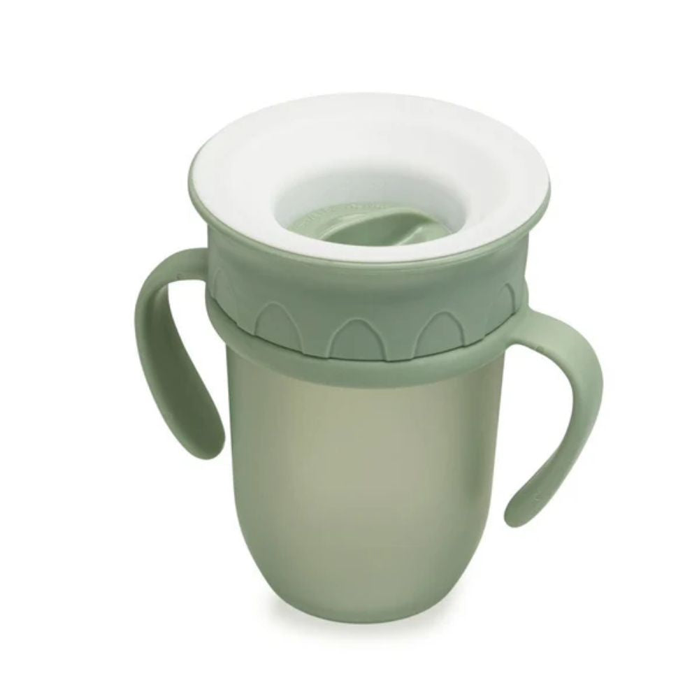 noüka All - Around Spill - Free Sippy Cup for Toddlers in Moss Color