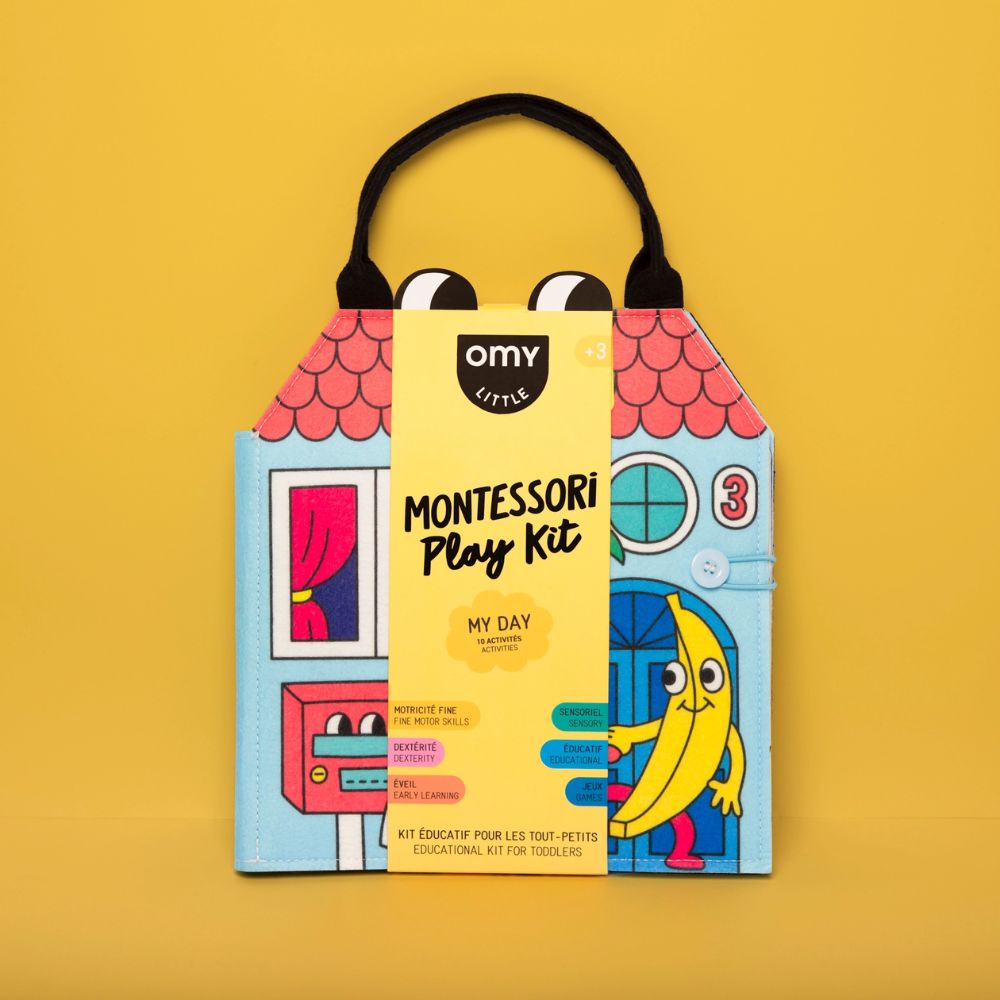 Omy Educational Montessori Play Kit for My Day, Ideal for 3+ Years Old