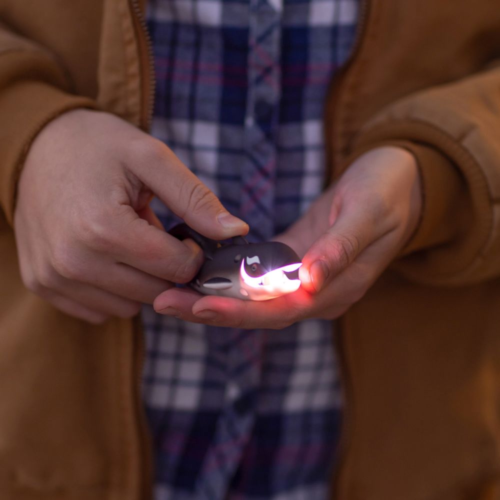 LifeLight Orca-themed Animal Carabiner Super Bright Flashlight for Kids
