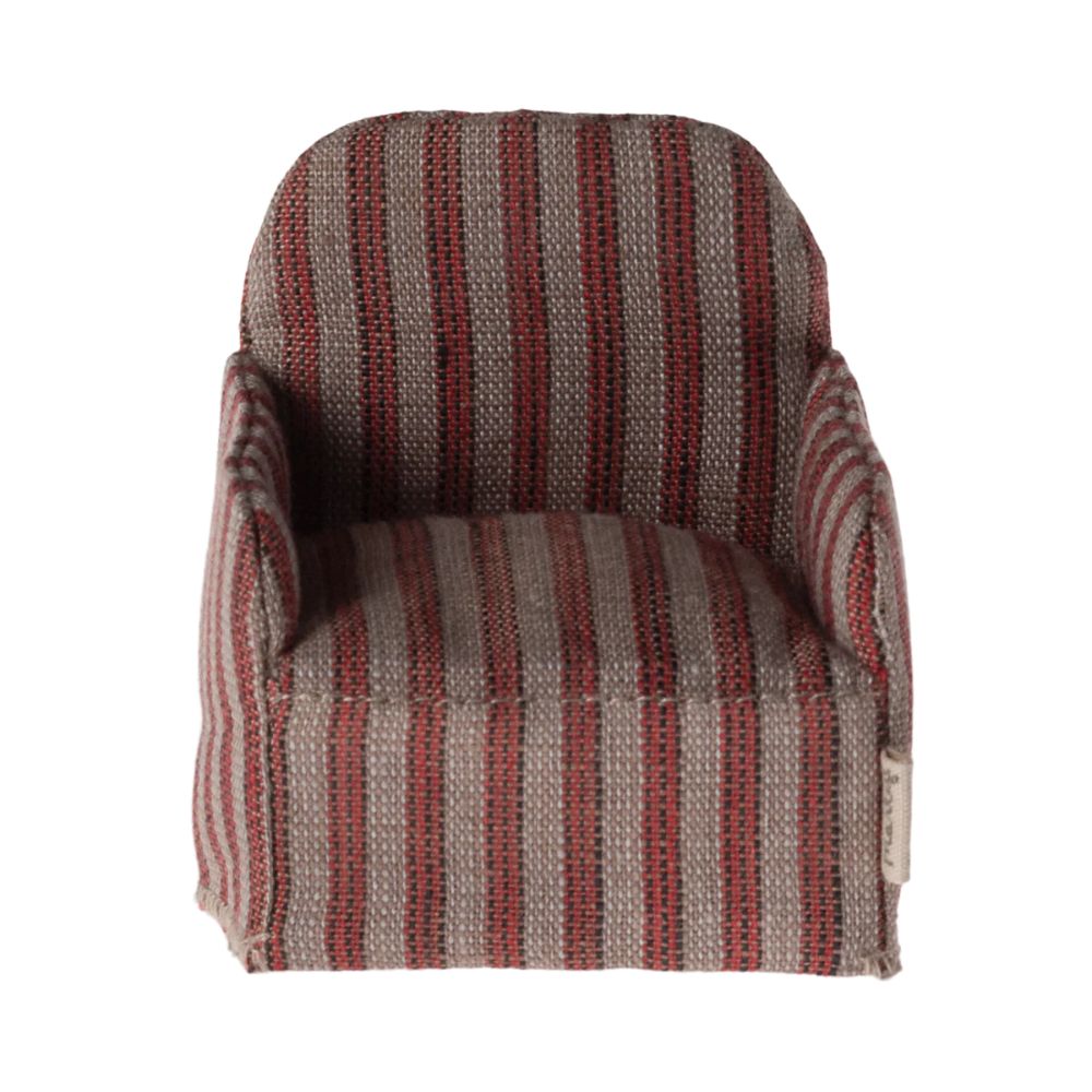 Maileg Striped Mouse Chair - Ideal for Small Friends