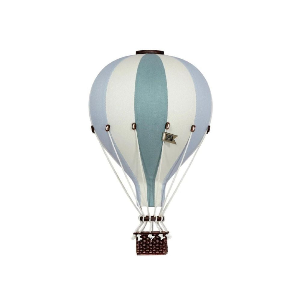 Small Super Decorative Balloon in Sage Blue and Grey Shades