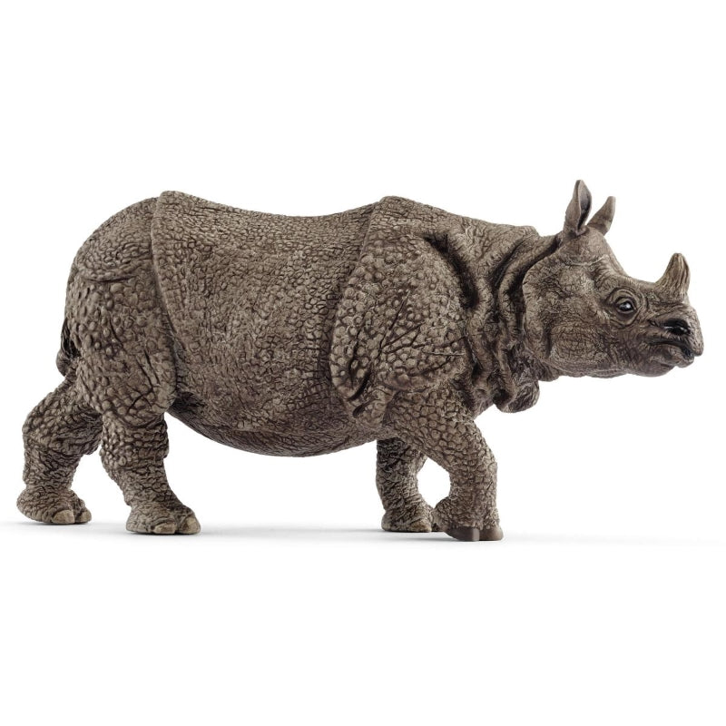Schleich Realistic Indian Rhinoceros Toy for Kids Aged 3 - 8