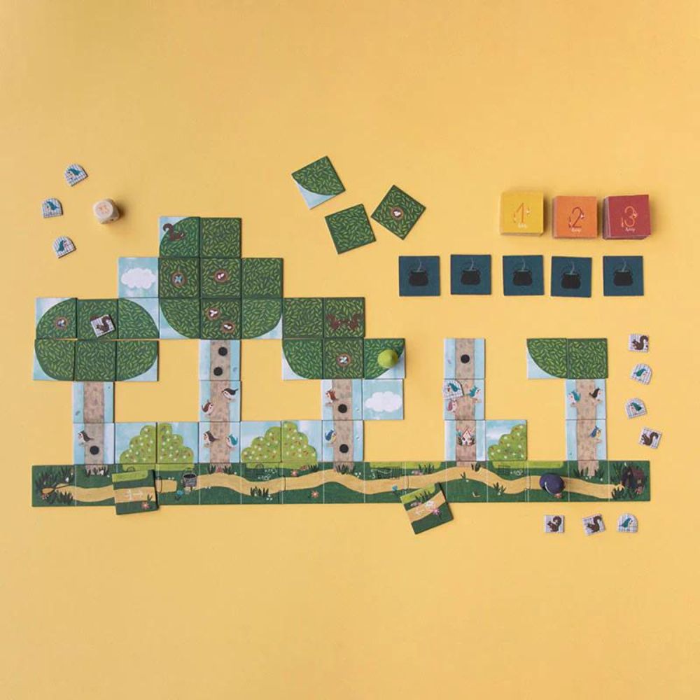 Cooperative Family Game: The Fairy vs. The Wizard - Build a Forest for Animals