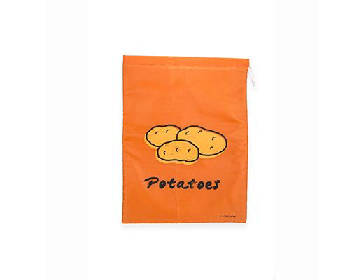 Kikkerland High - Quality Polyester Drawstring Potato Storage Bag for Keeping Potatoes Fresh
