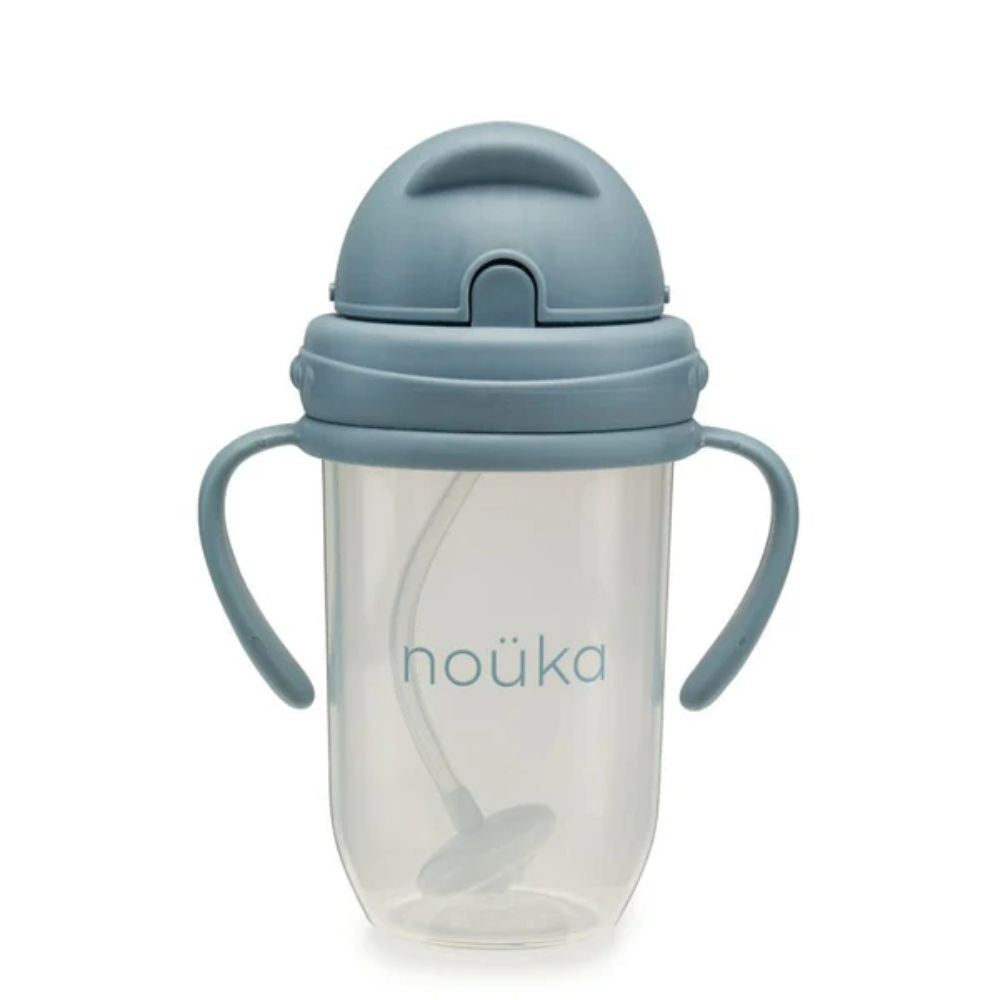noüka 9OZ Wave Non-Spill Weighted Straw Cup for Babies and Toddlers