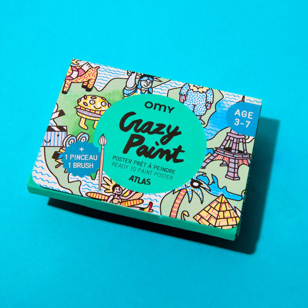 Omy Crazy Water - Activated Dinosaur Painting Set for Kids 3 - 7