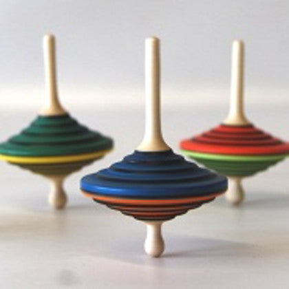 Austrian Handmade Maple Two - Toned Spinning Top - Mader Tukanimo