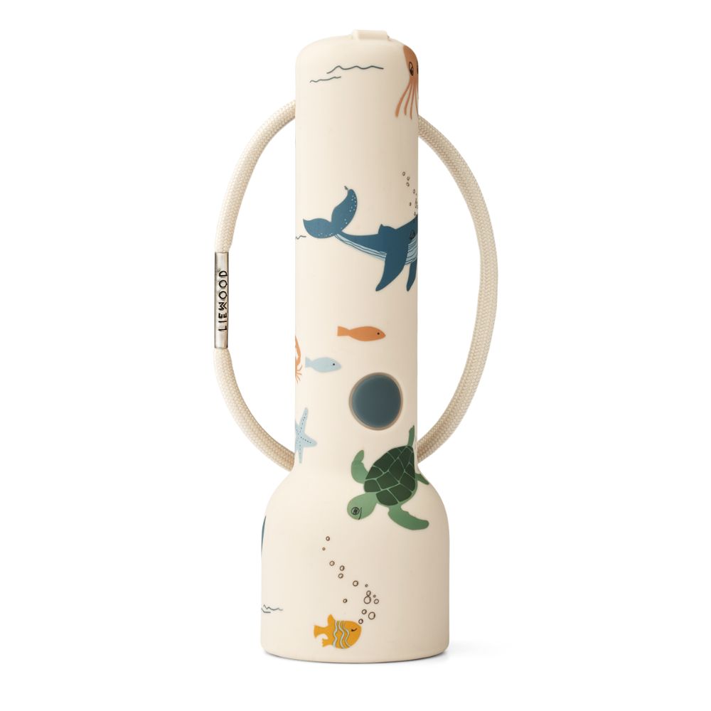 Liewood Sea Creature Printed Dimmable Flashlight in Gray Color