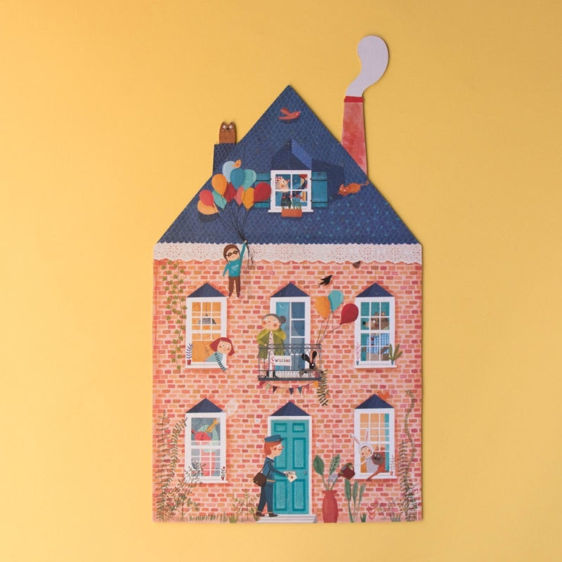 Londji Reversible 36-Piece 'Welcome to My Home' Puzzle for Kids Aged 3 - 6