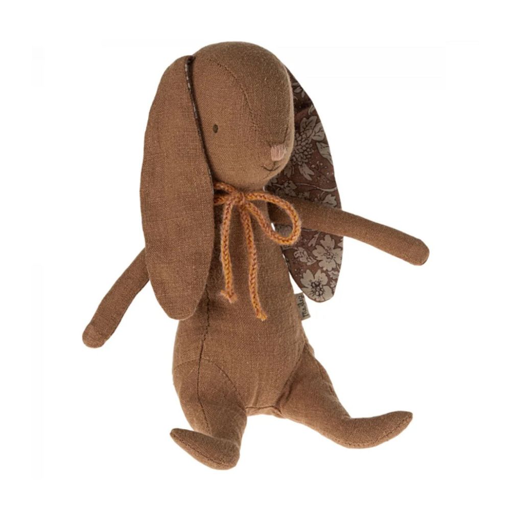 Chocolate Brown Soft Maileg Bunny with Magnetic Hands