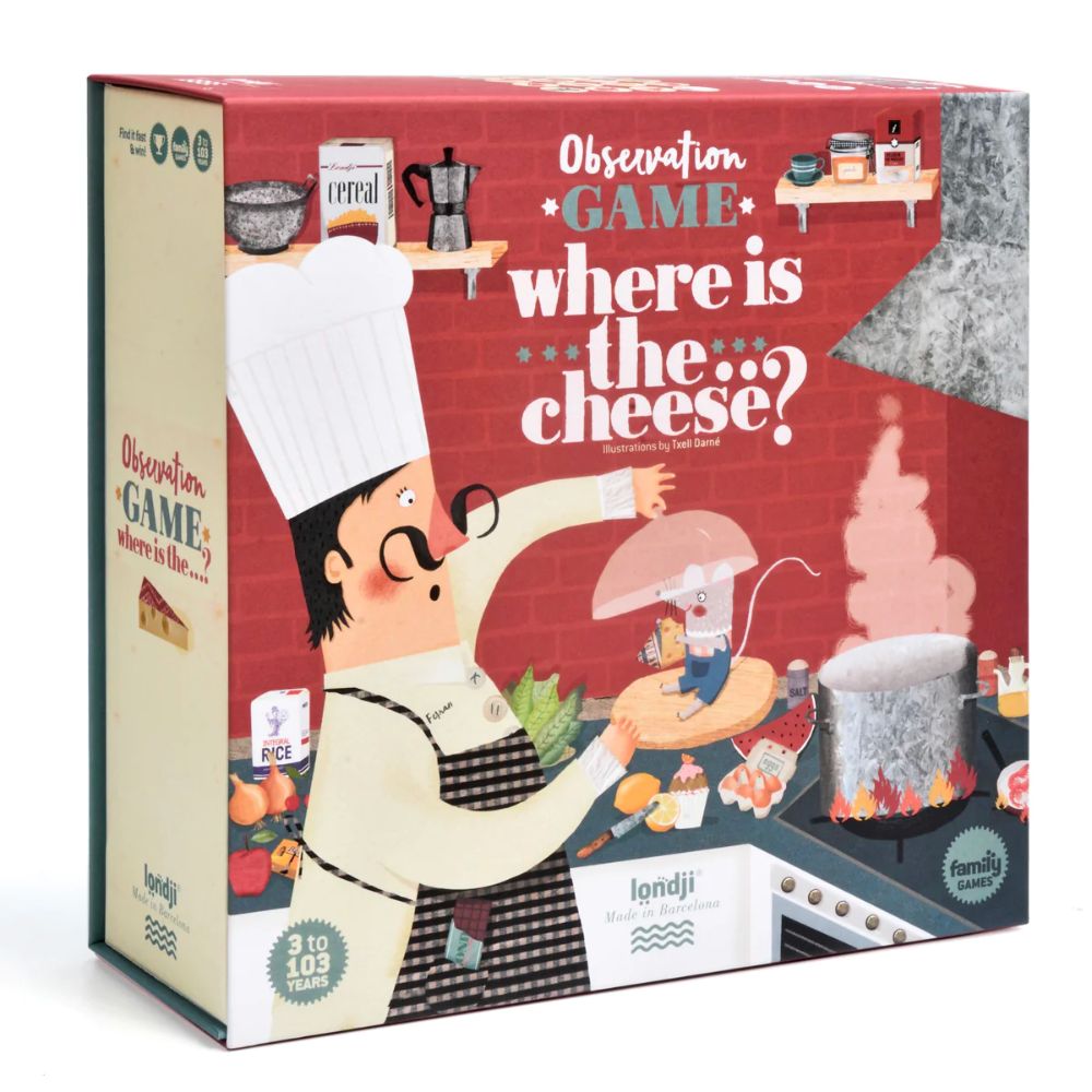 Londji Family Observation Board Game - Where is the Cheese