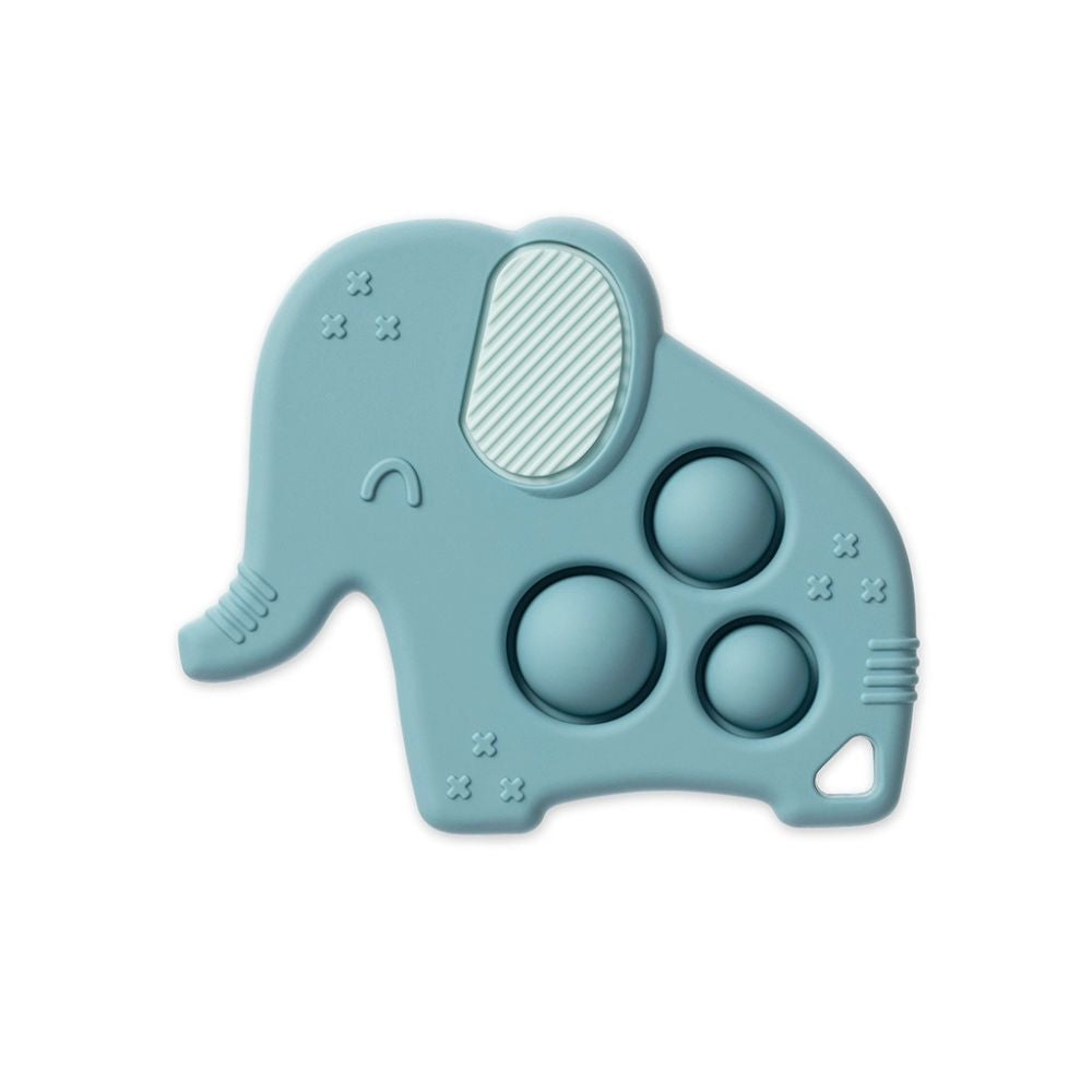 Itzy Pop Elephant Sensory Popper Toy - Ideal Teething Companion