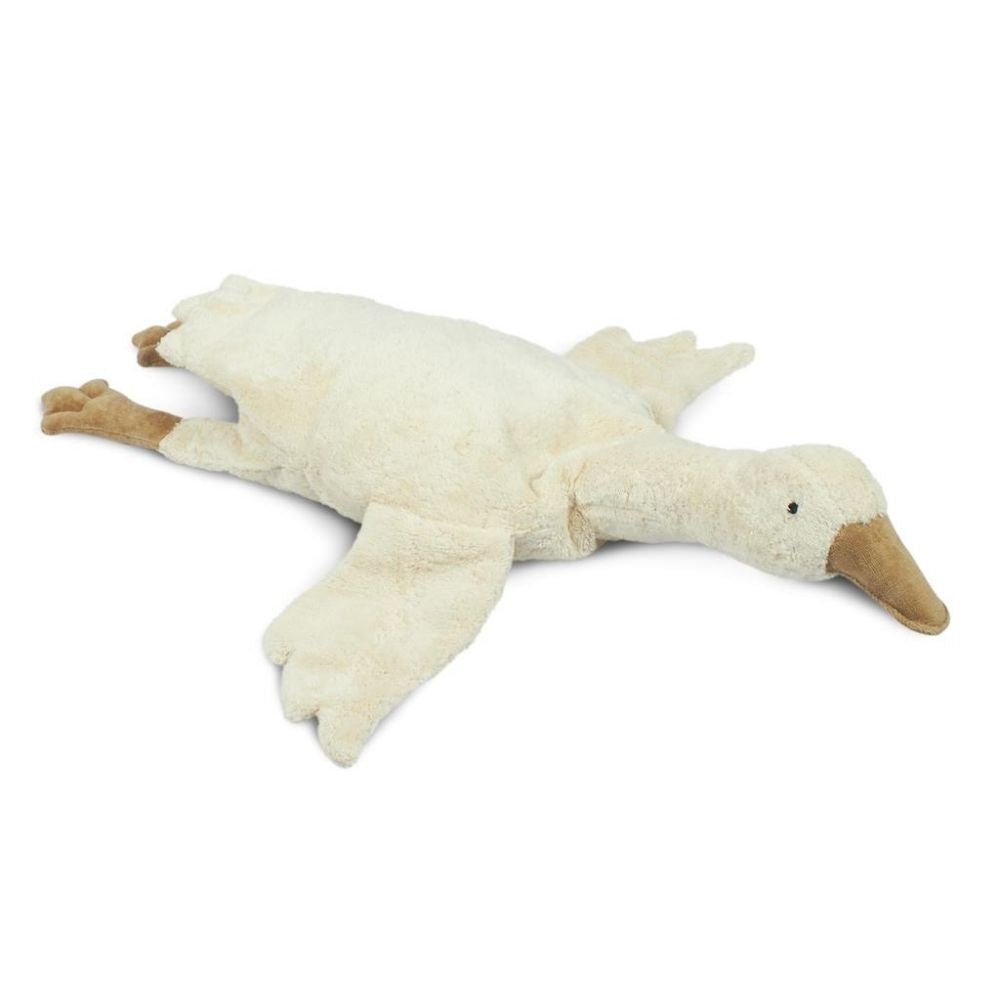 Large White Senger Cuddly Goose - Handmade Ecological Toy