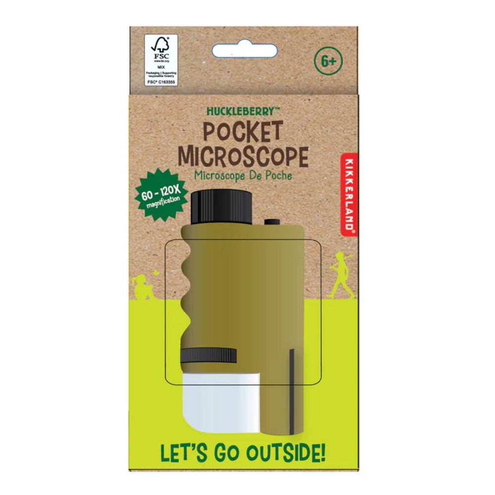 Portable Huckleberry Pocket Handheld Microscope for Close - up Exploration