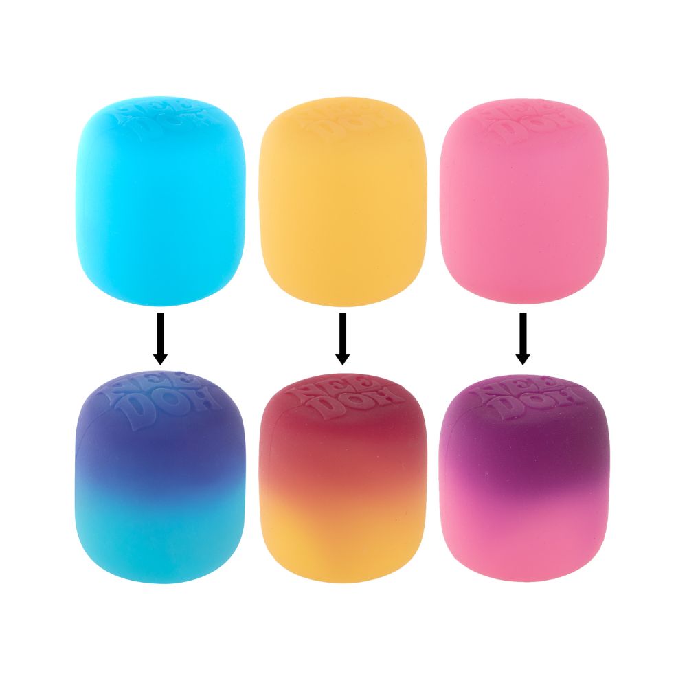 Needoh Color - Changing Squishy Mellow Marshmallow Toy