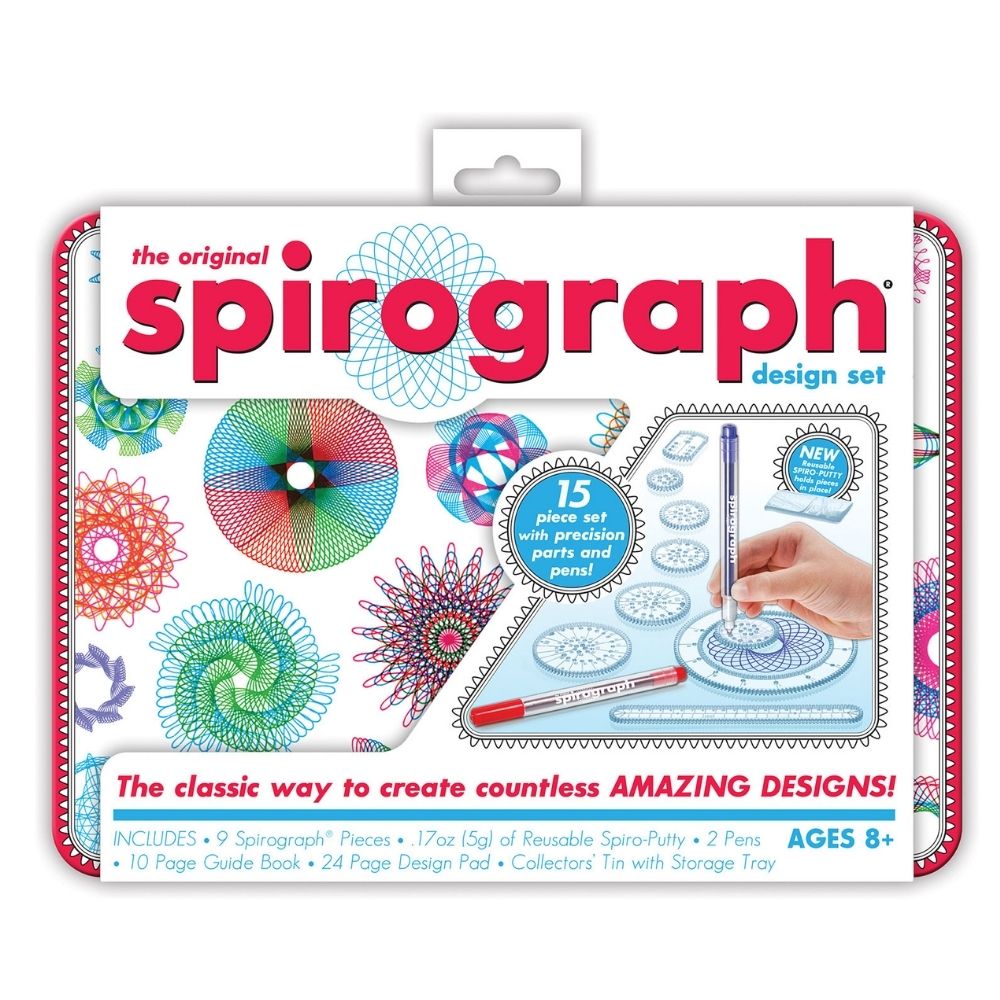 Updated Spirograph Design Set in Collectible Travel Tin