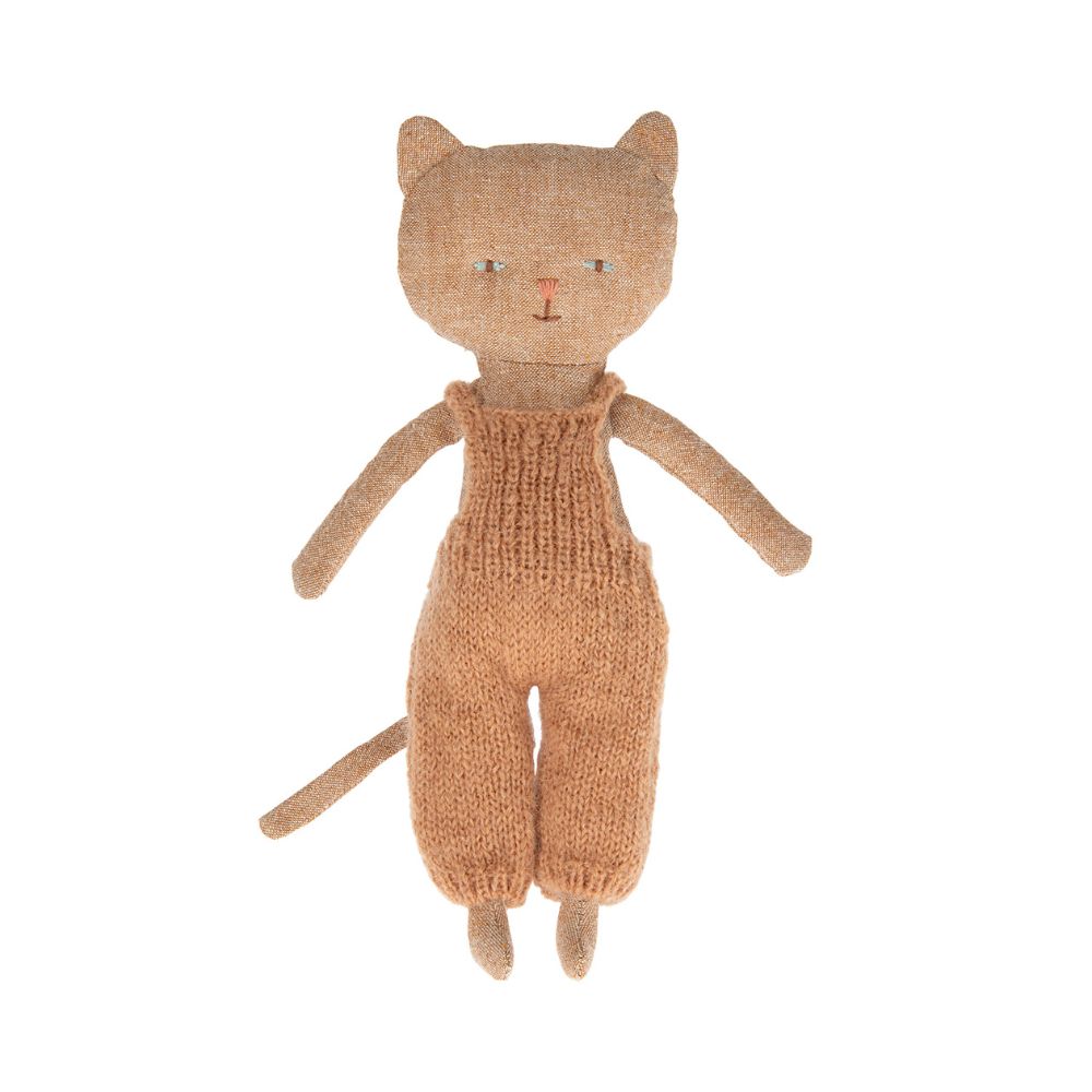 Maileg Soft Ginger Kitten for Easy Carry and Mini Furniture Fit