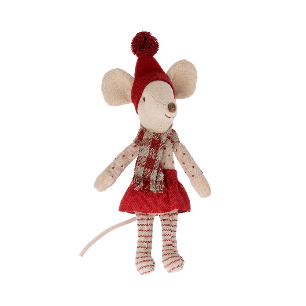 Maileg Christmas Decorative Big Sister Mouse Figurine