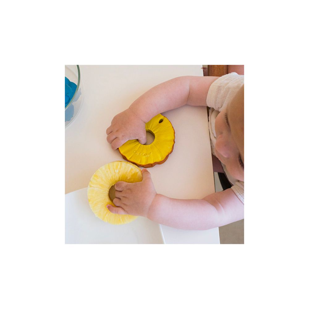 Oli and Carol's Chewable Ananas Pineapple Baby Teething Toy