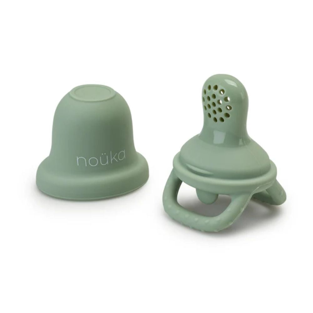 noüka Innovative Silicone Leaf-shaped Baby Food Feeder for 4+ Months