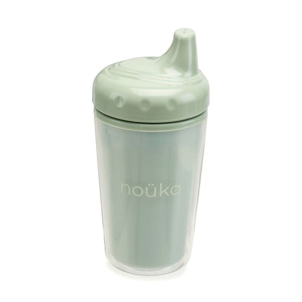 noüka Insulated Baby Sippy Cup in Moss Green Color