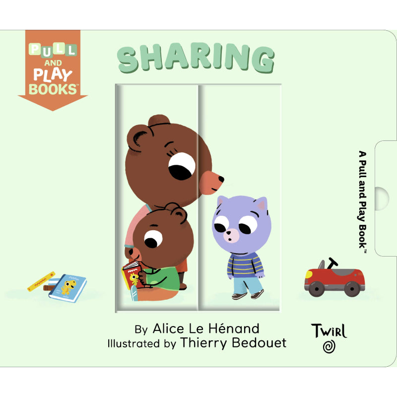 Interactive Sharing Pull - Tab Board Book for Kids