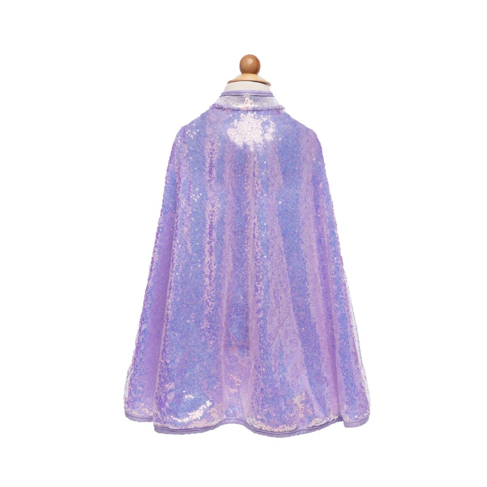 Lilac Sequined Cape for Children in Size 5 - 6