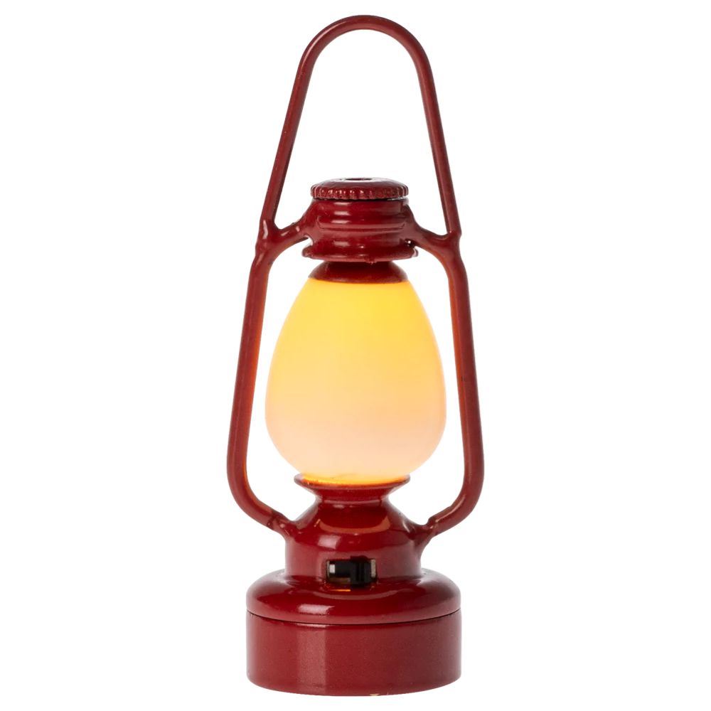 Maileg Red Vintage Miniature Mouse Lantern