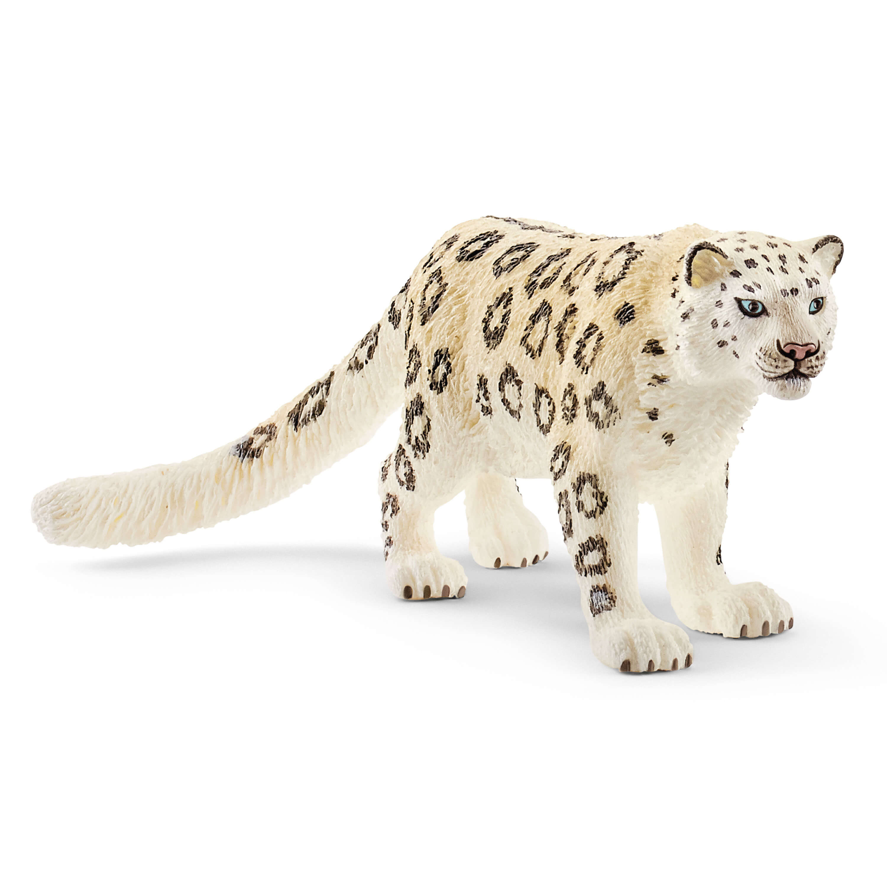 Schleich Realistic Hand - Painted Snow Leopard Figurine