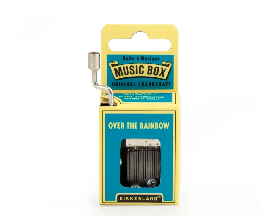 Unique Hand - Crank Music Box Playing 'Over The Rainbow'