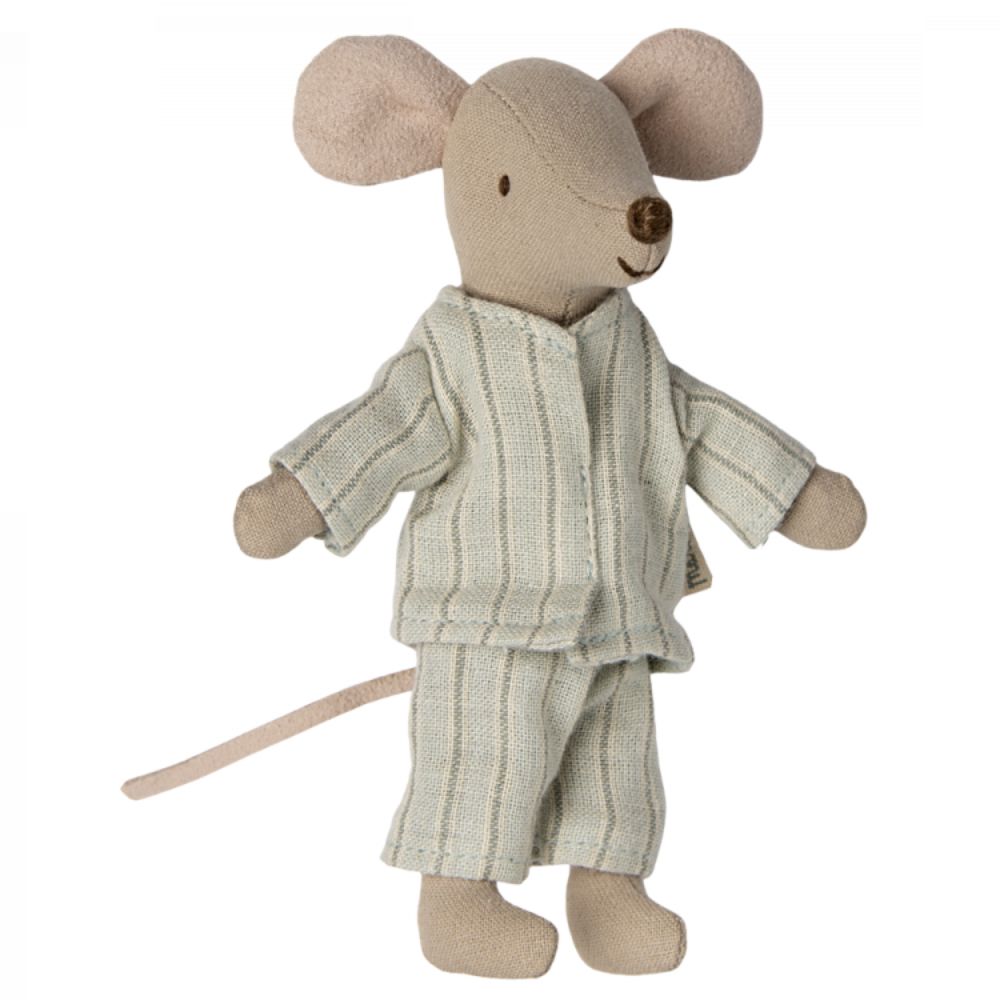 Maileg Big Brother Mouse Toy in a Miniature Matchbox