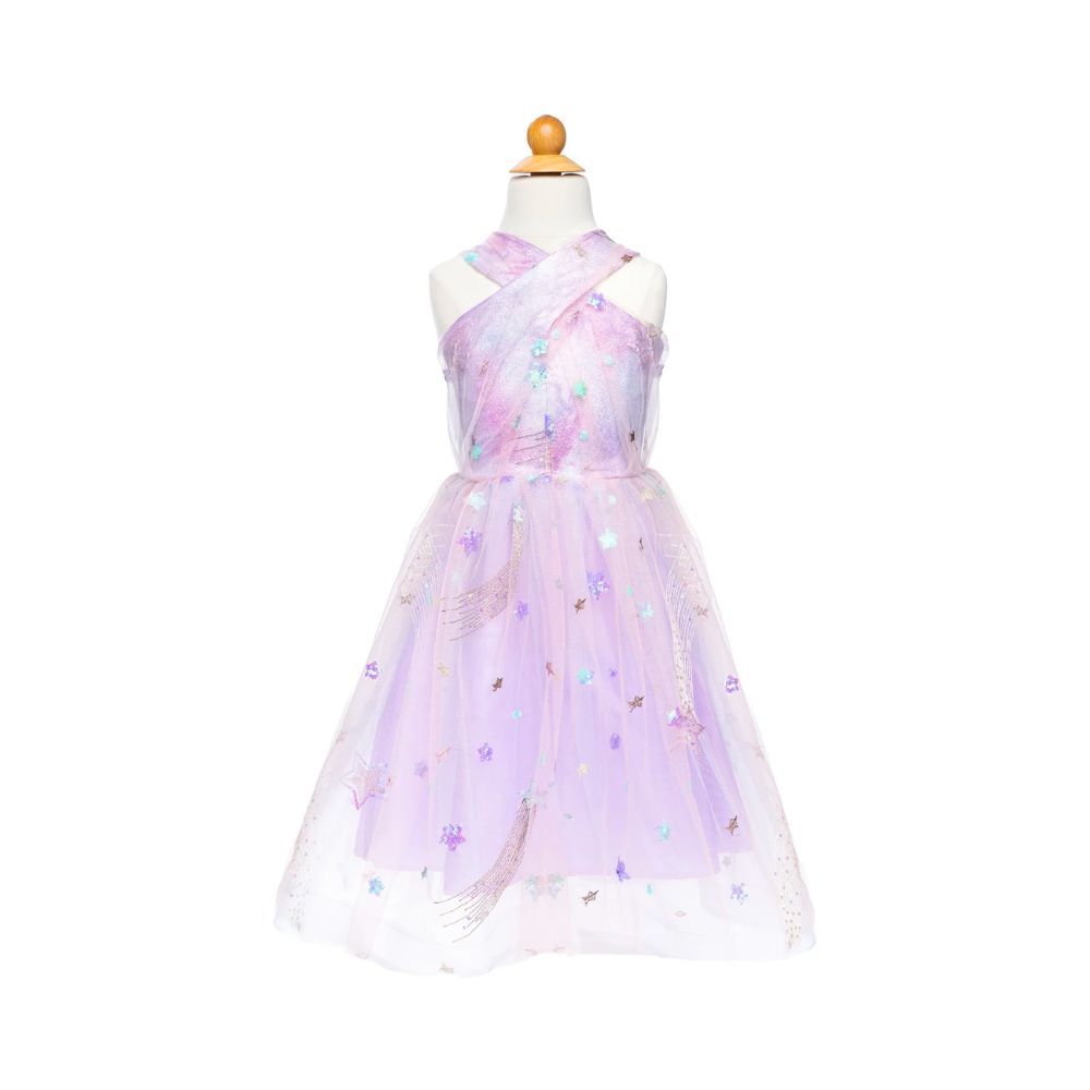 Lilac and Blue Ombre Themed ERAS Dress for Girls in Size 7 - 8